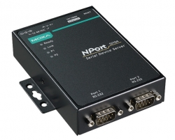 Serwer portów szeregowych MOXA NPORT 5210A/EU ( 2x RS232 do sieci LAN, zasilacz )