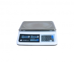 Waga kalkulacyjna CAS PR2N-15CB LCD (w/RS232/USB), biała obudowa
