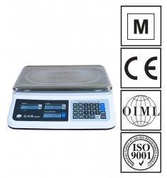 Waga kalkulacyjna CAS PR2N-15CB LCD biała obudowa