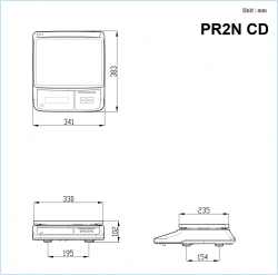 Wagi kontrolne (proste) CAS PR2N CD