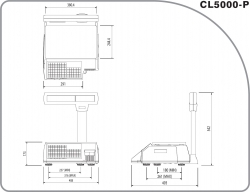 1 Waga drukująca etykiety CAS CL5000 (ARCHIWUM)