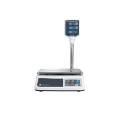 Waga kalkulacyjna CAS PR2N-15CP LCD (w/RS232/USB), biała obudowa