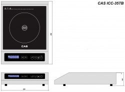 Kuchenka indukcyjna CAS ICC-35TB