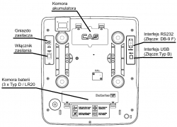 Waga kontrolna CAS PR2N-30 CD LCD (w/RS232/USB), biała obudowa
