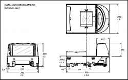 Waga CAS PDS-B/NT200 15 MGL 8300/8400 (PRODUKT ARCHIWALNY)